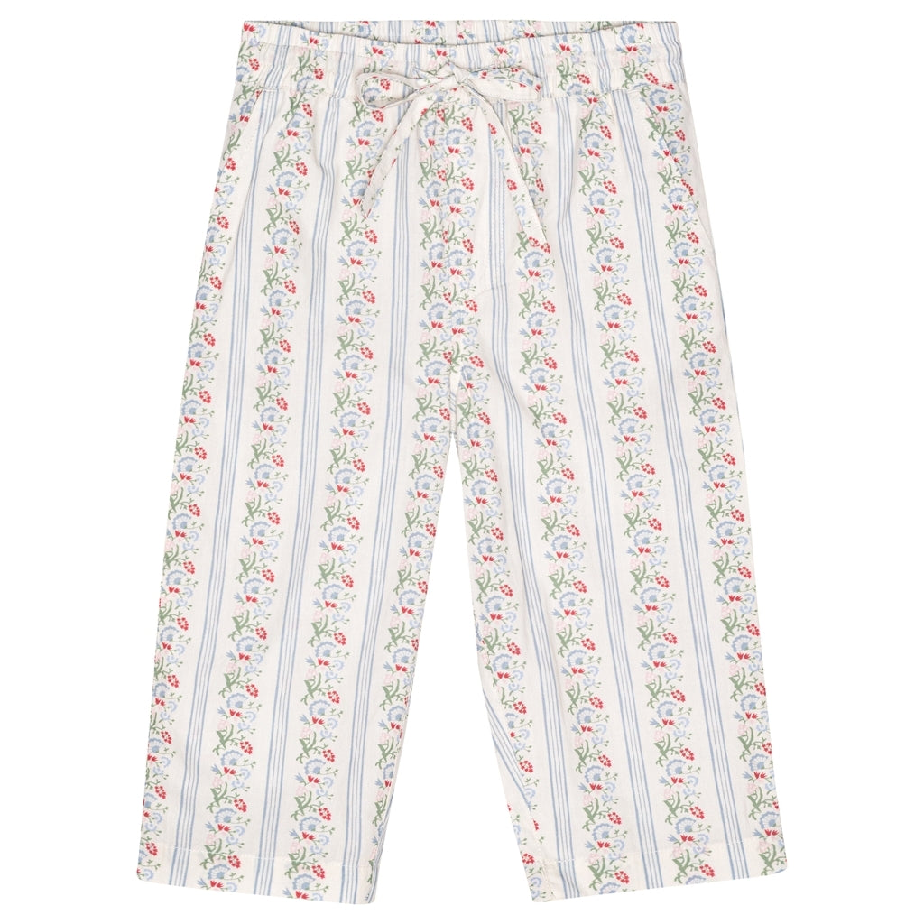 Flöss Aps Abigail Pants Pants Soft white/Bright blue