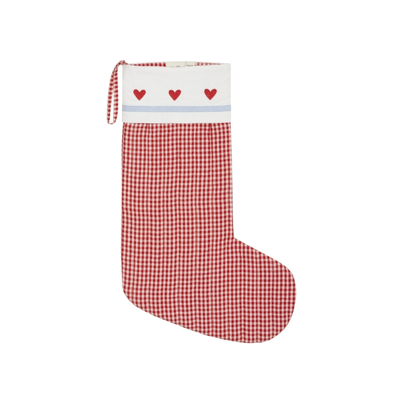 Flöss Aps Anna Christmas Stocking Socks Ruby Gingham