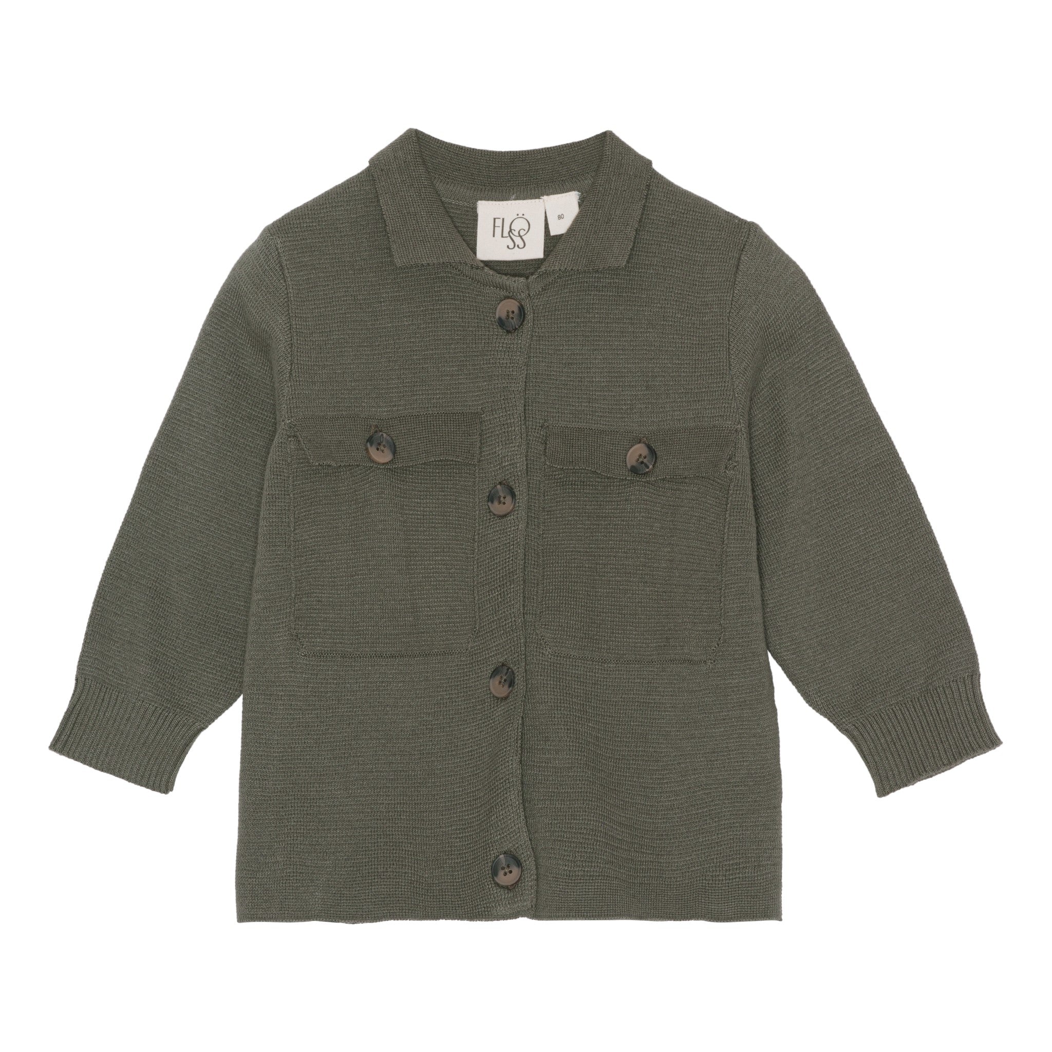 Flöss Aps Atlas Overshirt Sweater Army