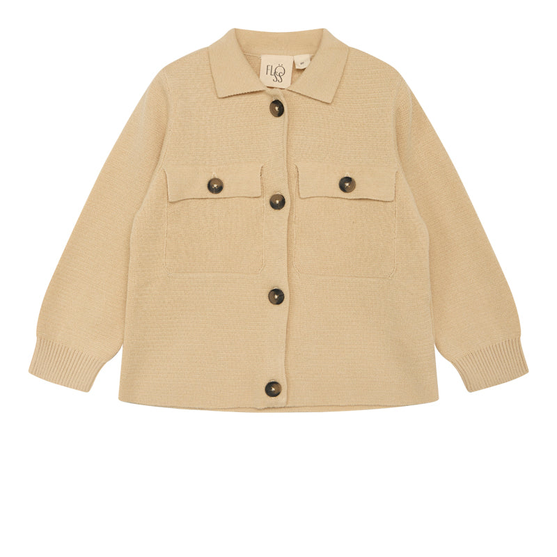 Flöss Aps Atlas Overshirt Sweater Almond