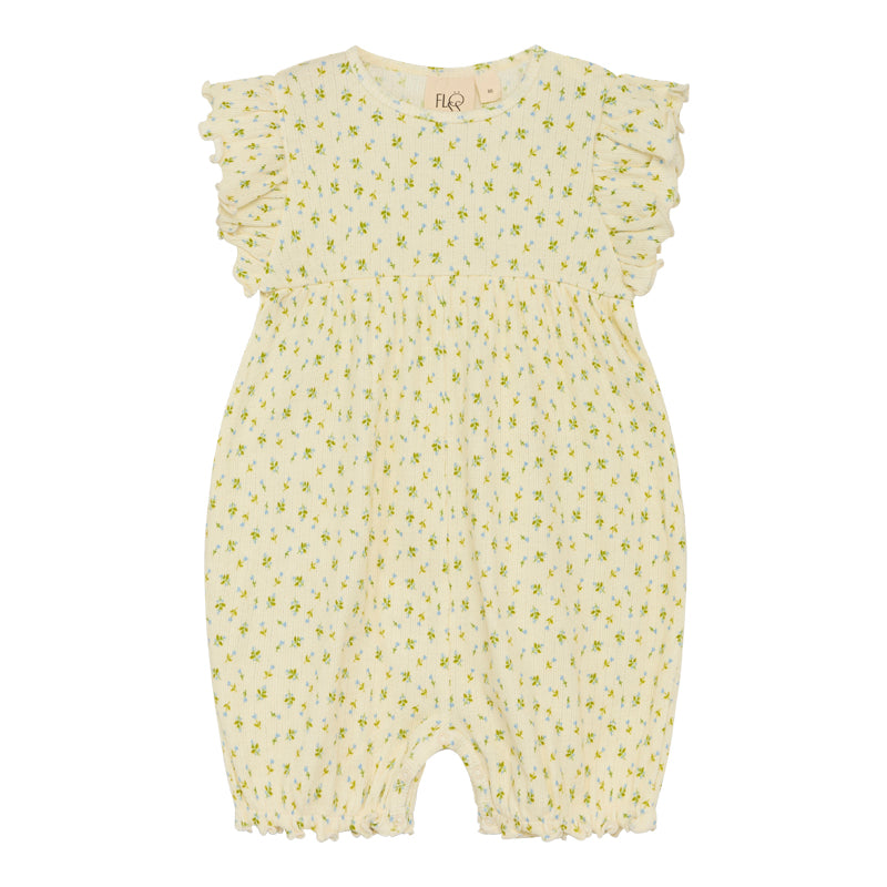 Flöss Aps Clara Frill Romper Romper Wild flower