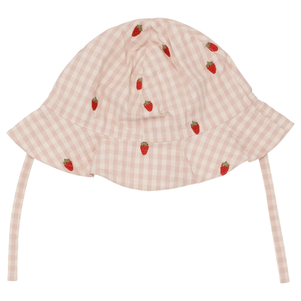 Flöss Aps Dolly Sunhat Sun hat Pink Berry Gingham