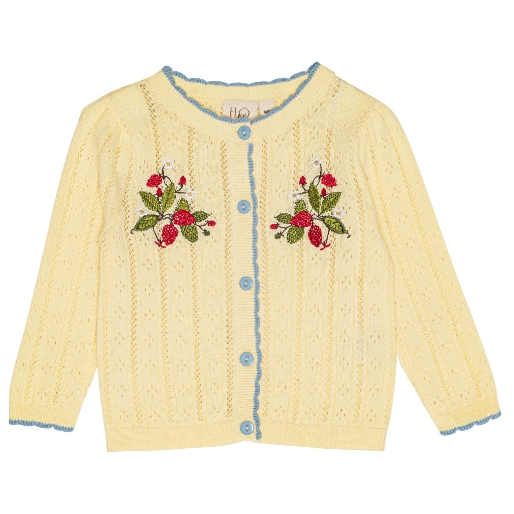 Flöss Aps Dream Cardigan Cardigan Soft Yellow