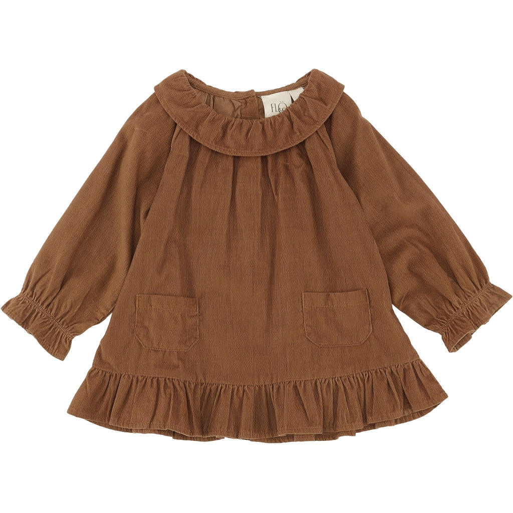 Flöss Aps Em cord Dress  Caramel