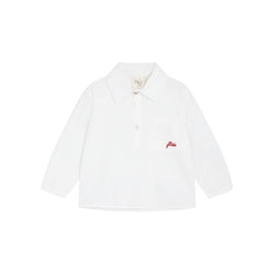 Flöss Aps Ever LS Shirt Shirt White/Ruby Red