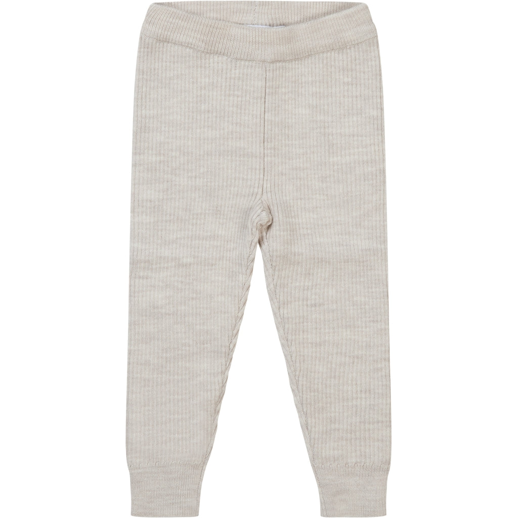 Flöss Aps Flye Legging Wool Leggings Oat Melange