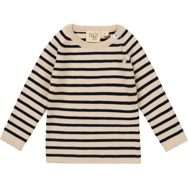 Flöss Aps Flye Sweater  Dark Navy/Cloud