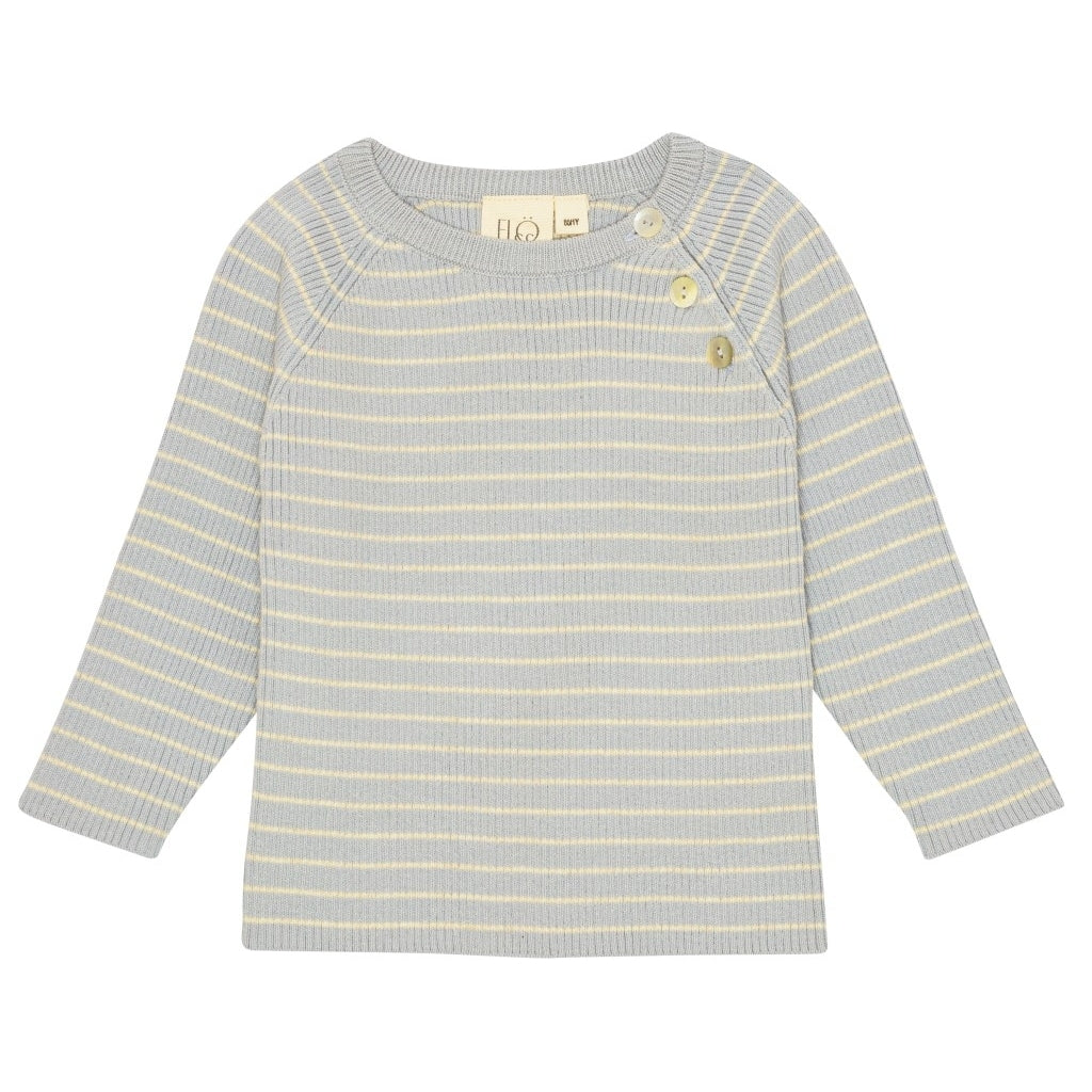 Flöss Aps Flye Sweater Sweater Sea Salt/Cloud