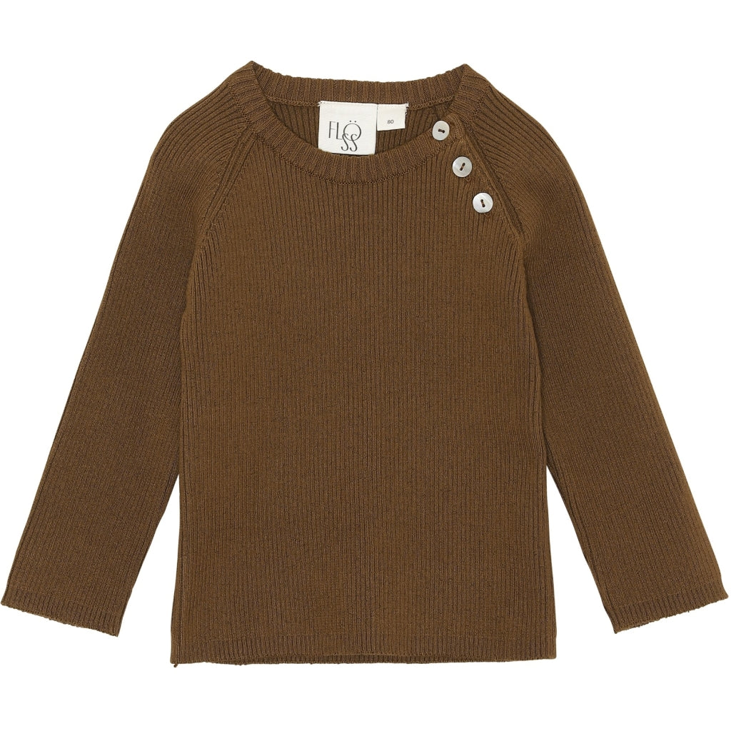 Flöss Aps Flye Sweater Solid Sweater Solid Walnut