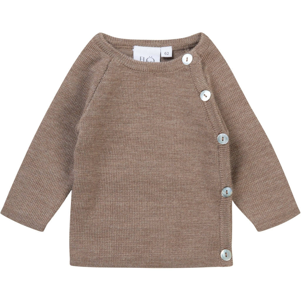 Flöss Aps Kaya Blouse Wool Blouse Ash Melange