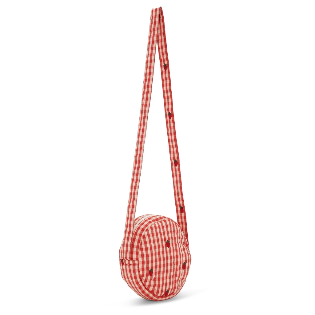 Flöss Aps Molly Mini Shoulder Bag Bag Pink Berry Gingham