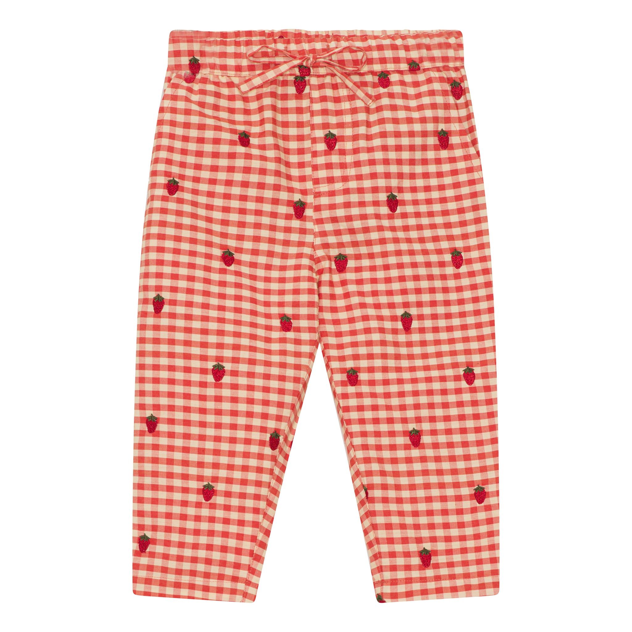 Flöss Aps Molly Pants Pants Berry Gingham