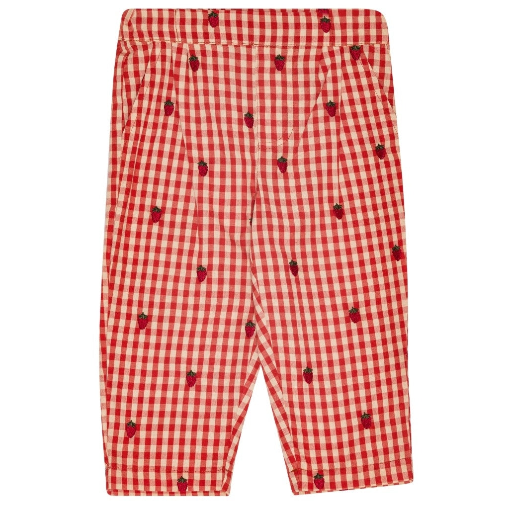 Flöss Aps Molly Pants Pants Berry Gingham