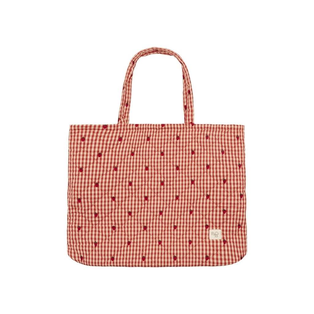 Flöss Aps Molly Quilted Bag Bag Berry Gingham