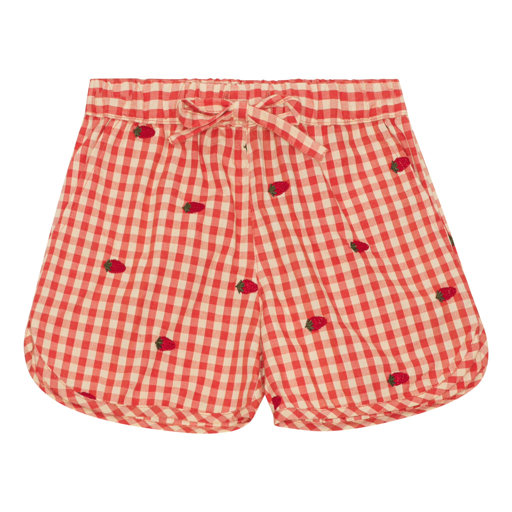 Flöss Aps Molly Shorts Shorts Berry Gingham