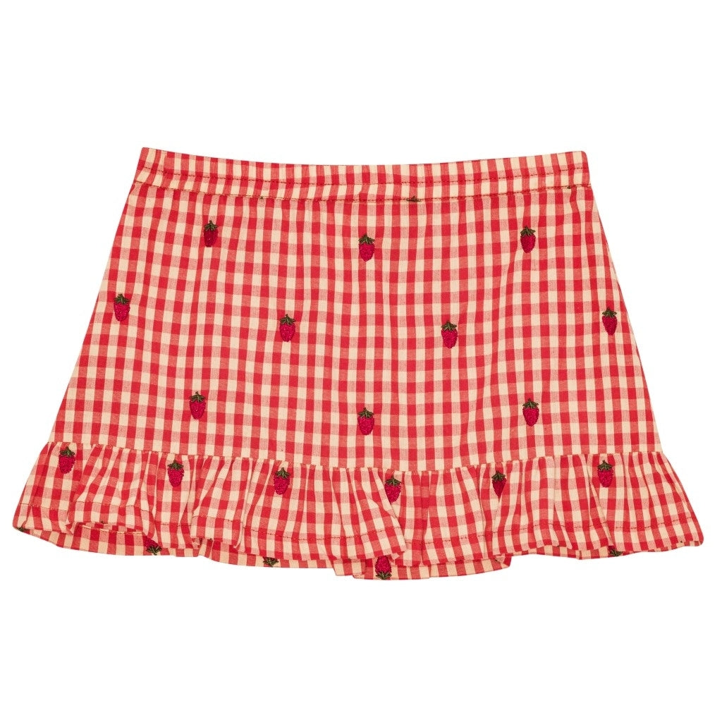 Flöss Aps Molly Skirt Skirt Berry Gingham