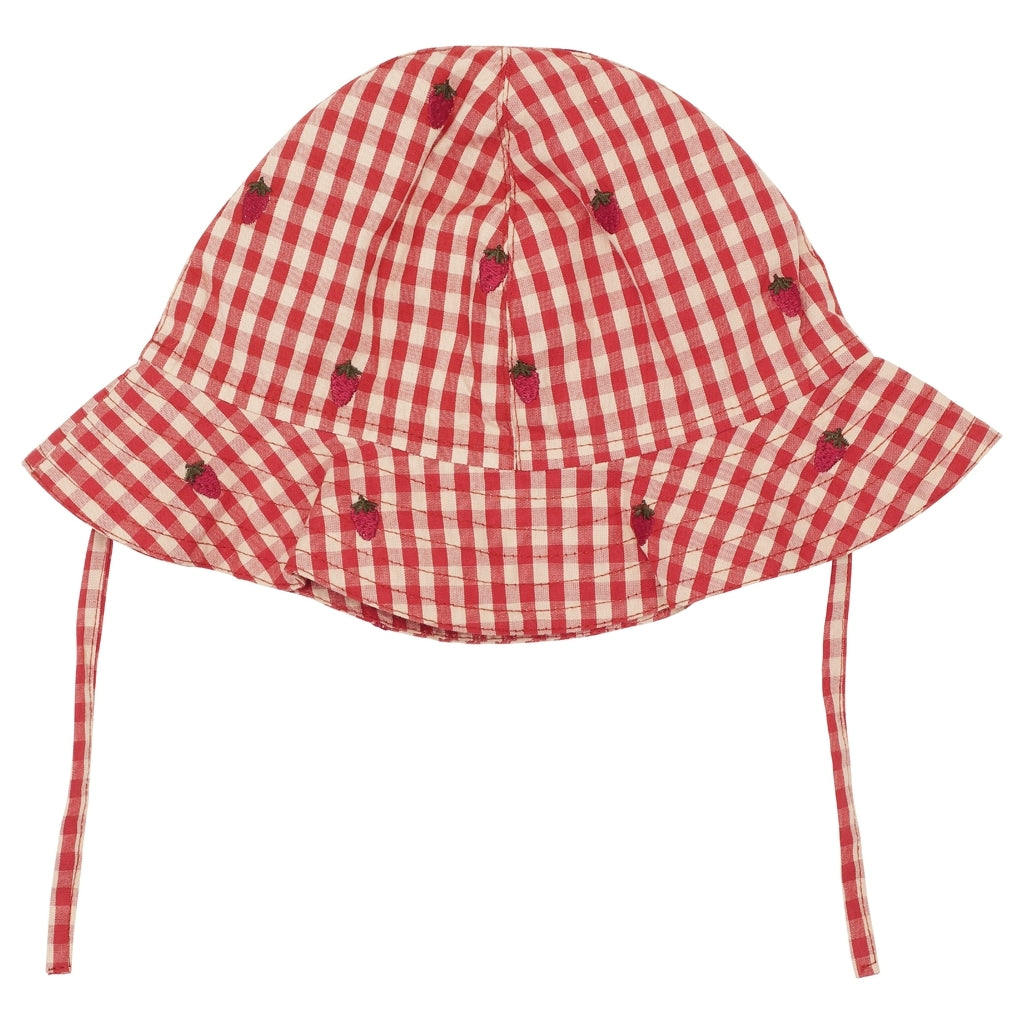 Flöss Aps Molly Sunhat Sun hat Berry Gingham