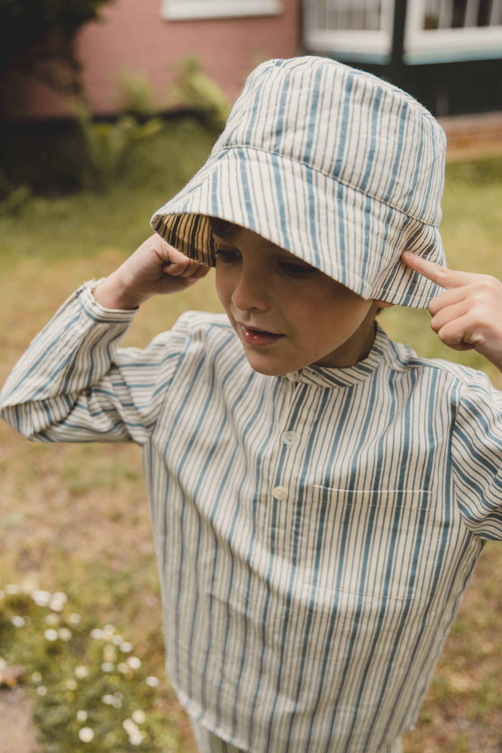 Flöss Aps Nori LS Shirt Shirt Misty stripe