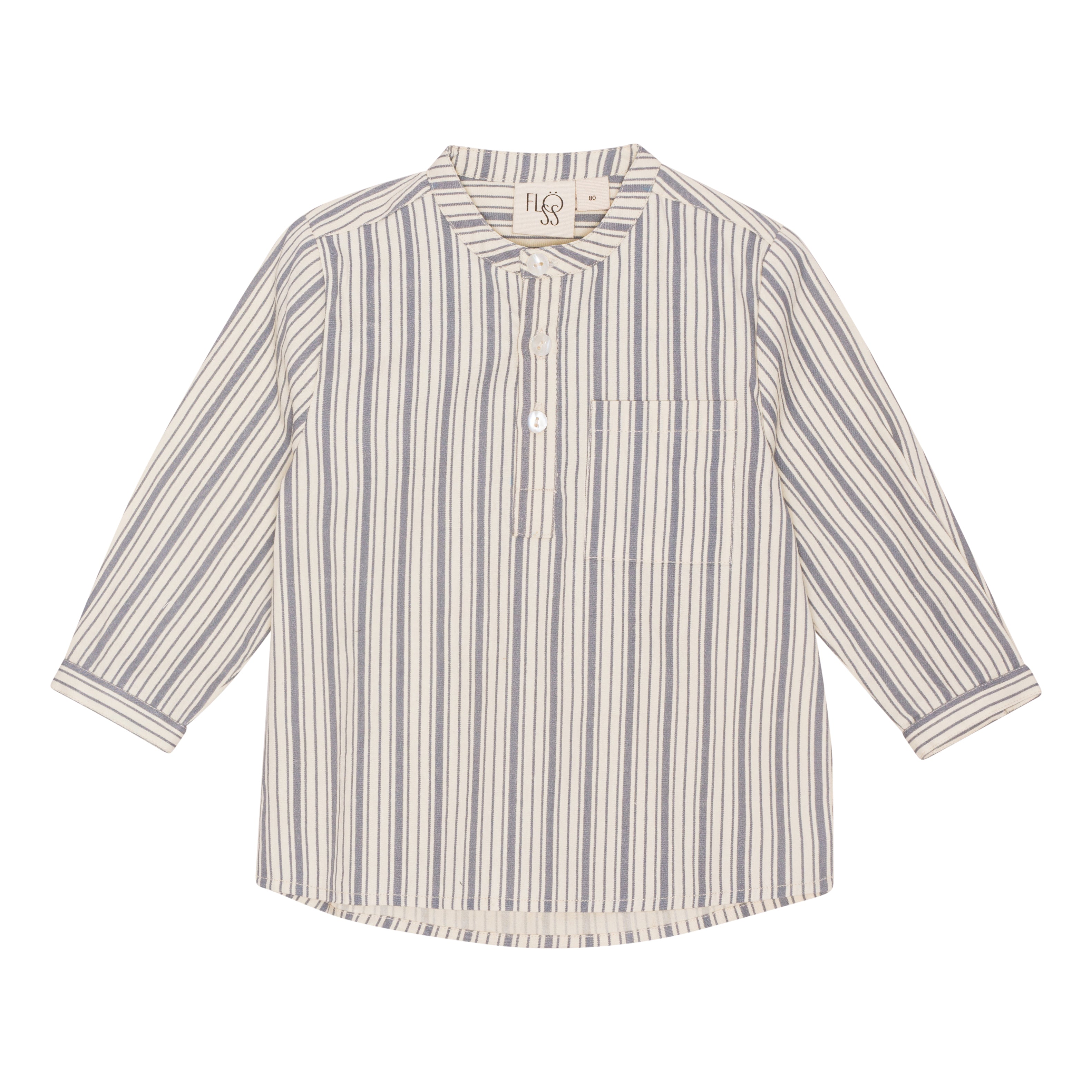 Flöss Aps Nori LS Shirt Shirt Misty stripe