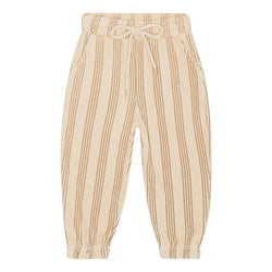 Flöss Aps Pluto Terry Sweatpants Pants Latte stripe print