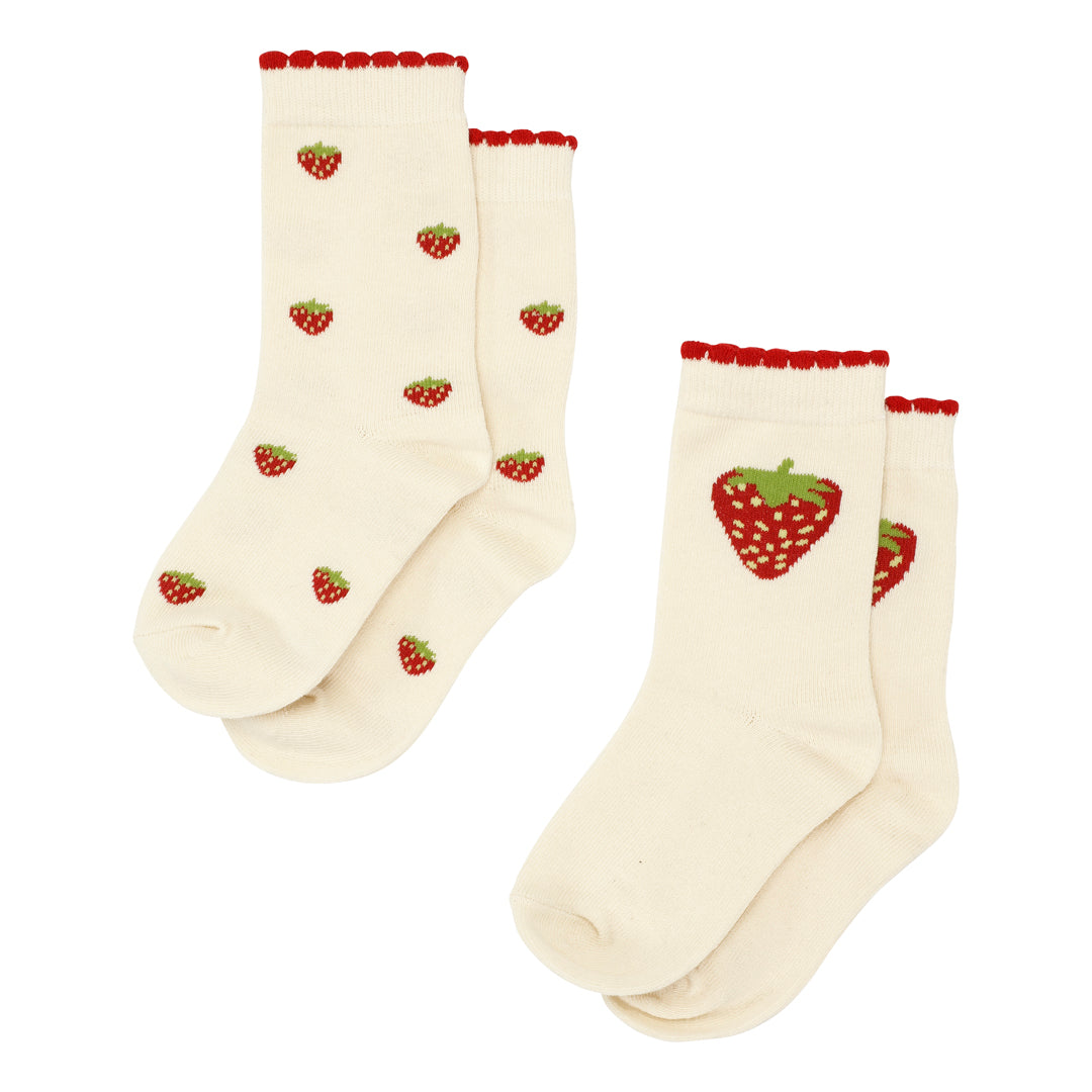 Flöss Aps Socks Socks 2 pack strawberry socks