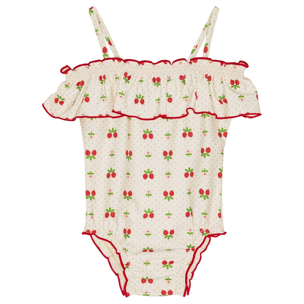 Flöss Aps Sofia Swimsuit Swimsuit Soft White Berry