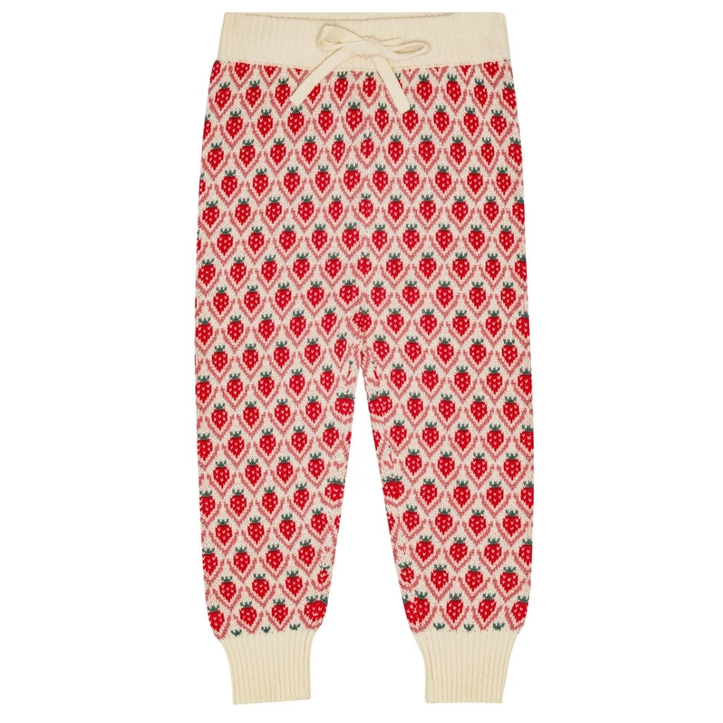 Flöss Aps Zuri Pants Pants Soft White Berry